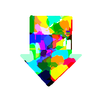 Arrow Colors Sticker