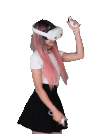 Tnybeats dance gaming vr virtual reality Sticker