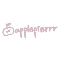 applepier pink apple applepie applepierrr Sticker