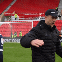 High Five Gary Rowett GIF by MillwallFC