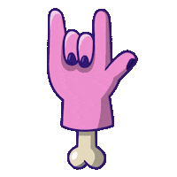 Rock Hand Sticker
