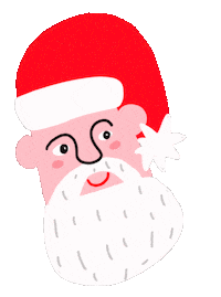 Merry Christmas Sticker by Rosie Johnson Illustrates