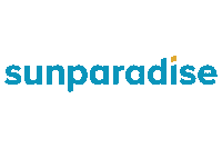 sunparadise_dach logo summer flower sun Sticker
