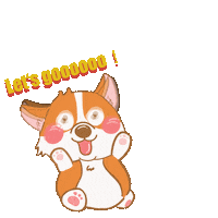 corgitimes101 corgi shocking 哥基 驚訝 Sticker