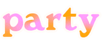 Happy Party Sticker by Katie Thierjung / The Uncommon Place