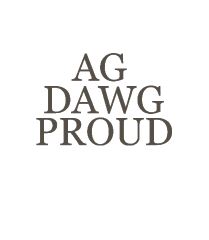 Agriculture Uga Caes Sticker by University of Georgia