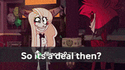 deal hazbin hotel alastor GIF