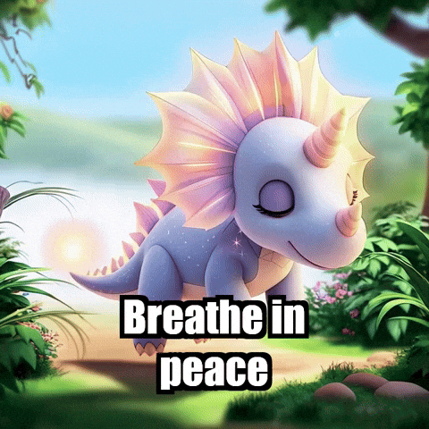 Wisdom Breathing GIF by Divineasaur