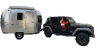 Camping Jeep Wrangler Sticker