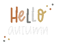 Fall Lettering Sticker