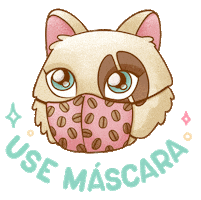 Cat Stay Home Sticker