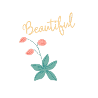 Beauty Flowers Sticker by MummyConstant