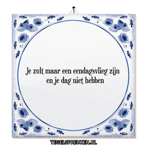 Nl Genieten Sticker by Tegelspreuken.nl