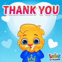 Thanks Thank You GIF by Lucas and Friends by RV AppStudios