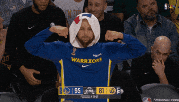 Flexing Lets Go GIF by NBA