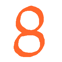 Number Sticker by RainToMe