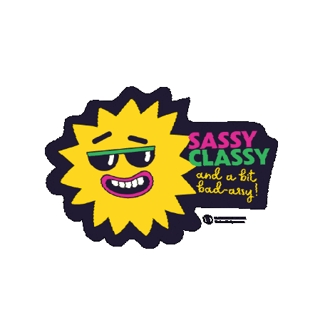 Black_Owl_Design giphygifmaker sun sassy designer Sticker