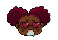 In Love Eating Sticker