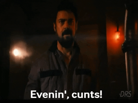 wonderpossum giphygifmaker the boys billy butcher GIF