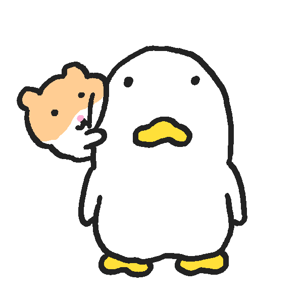 oridoogi giphyupload rabbit duck hamster Sticker