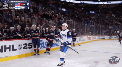 Happy Face-Off GIF by NHL