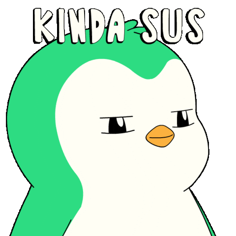 Suspicious Face Sticker by Abster