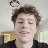 Straight Face GIF