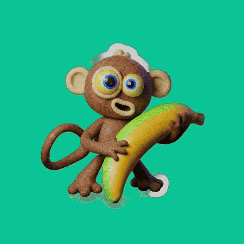 Hungry Monkey GIF