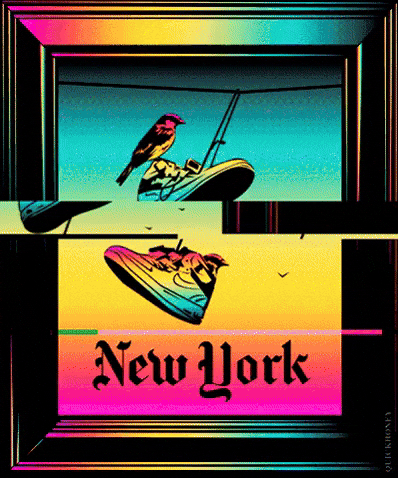 New York Good Luck GIF by PEEKASSO