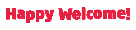 Happy Welcome Sticker by von Mende Marketing