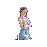 Girl Shatter Sticker by Tasha Zima