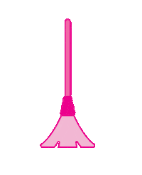 Pink Cleaning Sticker