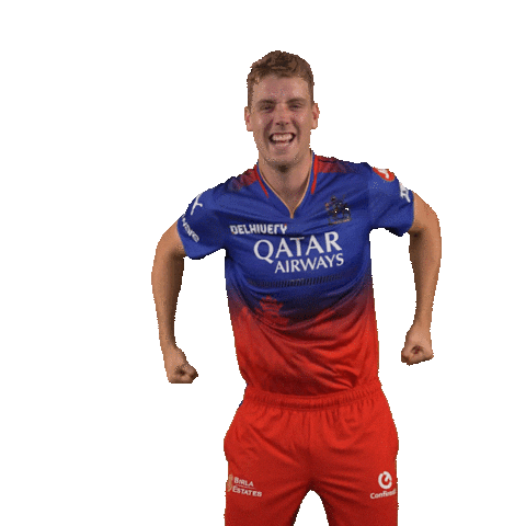 Happy Dance Sticker by Royal Challengers Bengaluru