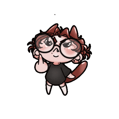 Kirunyu giphyupload silly chibi catgirl Sticker