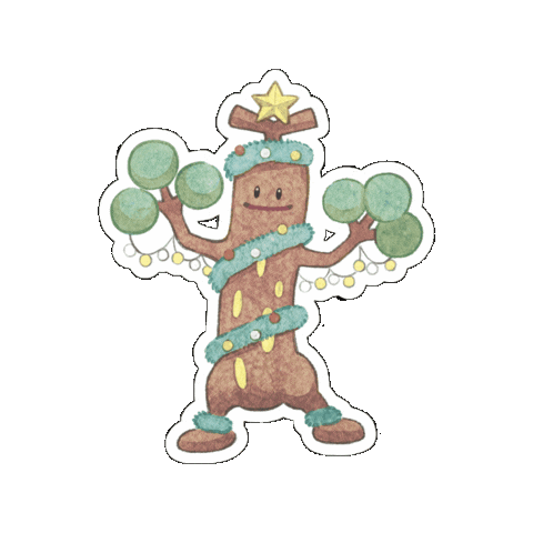 Christmas Tree Sticker by Pokémon