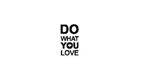 Do What You Love Sticker by florianmeise.de