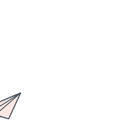 Pirouette Paperplane Sticker by Artesane