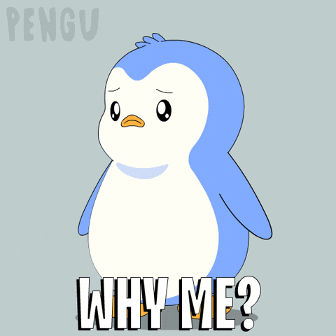 Sad Why Me GIF by Pudgy Penguins