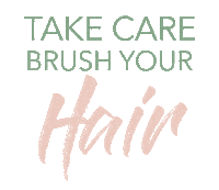 Hair Brush Sticker by Aurora Boutique