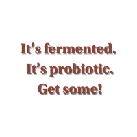 Hungry Red Cabbage Sticker by Salt And Savour Sauerkraut