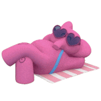 Summer 3D Sticker by Pocoyo