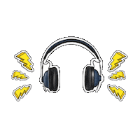 Panasonic_RUS music headphones panasonic lovemusic Sticker