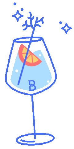 fun drinking Sticker