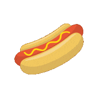 Hot Dog Sticker by Big Air Trampoline Park