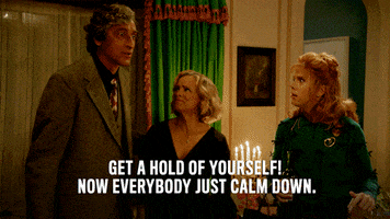 calm down amy sedaris GIF by truTV