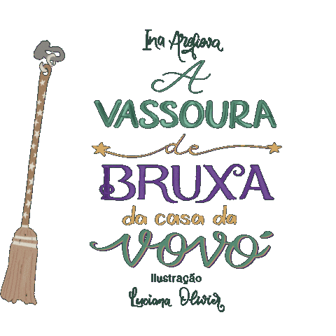 Livro Vassoura Sticker