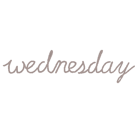 Wednesday Morning Week Sticker
