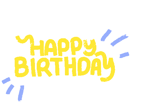 happy birthday Sticker by RBillustrationStudio
