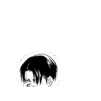 Black And White Drinking Sticker