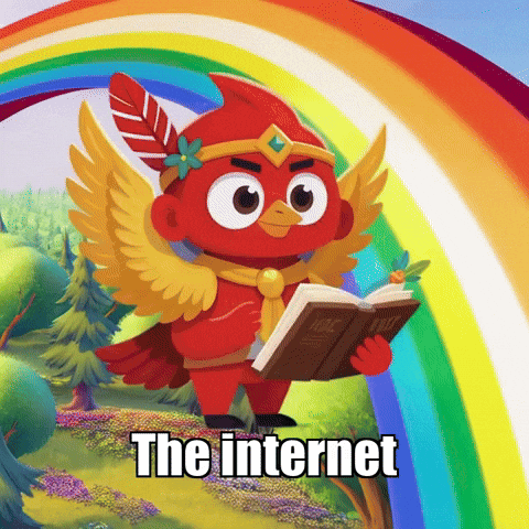 Rainbow Rain GIF by The Cardinal Virtue